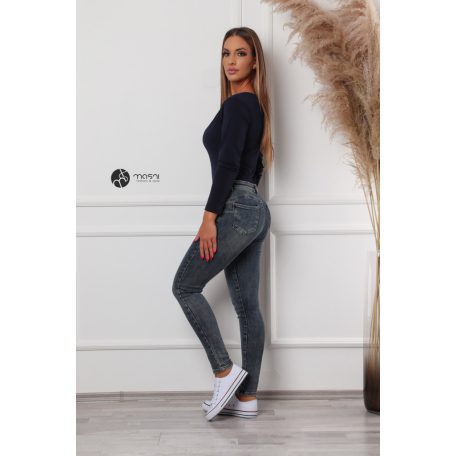 Basic hosszú ujjú felső sötétkék