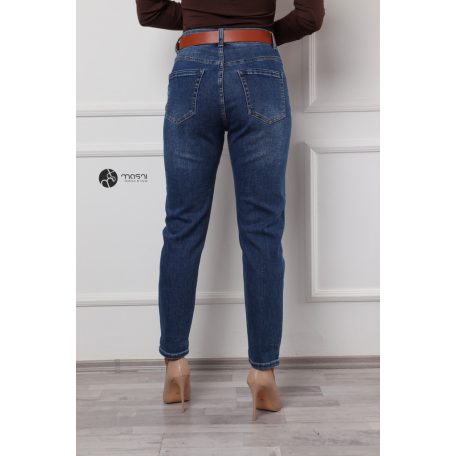 Bona mom fit farmer nadrág kék