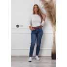 Bona mom fit farmer nadrág kék