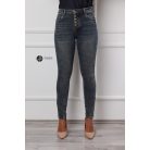 Sabrina skinny farmer nadrág kék