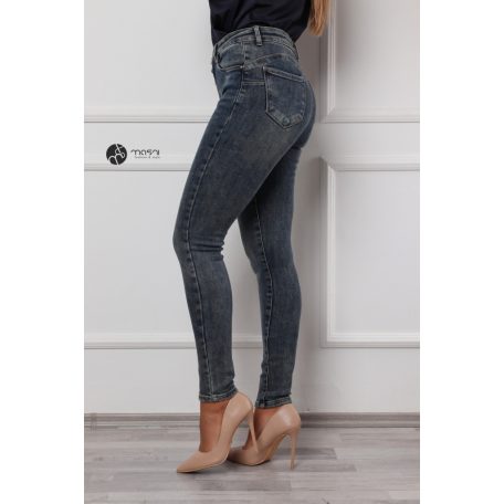 Sabrina skinny farmer nadrág kék