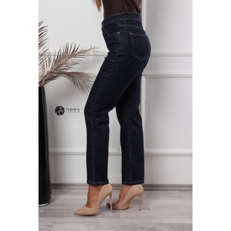 Alonza mom fit farmer nadrág indigókék