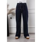 Valentina bőszárú farmer nadrág indigókék