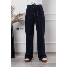 Valentina bőszárú farmer nadrág indigókék