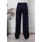 Valentina bőszárú farmer nadrág indigókék