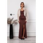 Brossos műszőrme boleró bézs