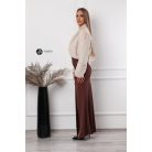 Brossos műszőrme boleró bézs