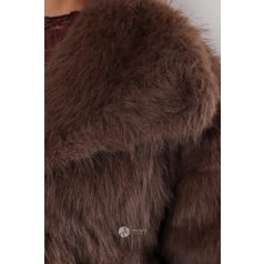 Carina műszőrme kabát barna