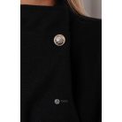 Öves poncsó fekete