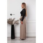 Virágos necc felső fekete