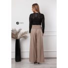 Virágos necc felső fekete