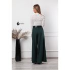 Virágos necc felső fehér