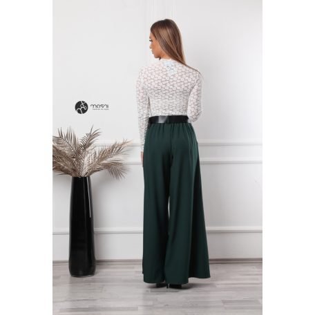 Virágos necc felső fehér