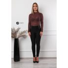 Virágos necc felső barna