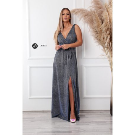 Bellini csillogó maxi ruha kék