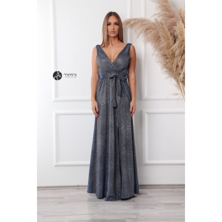 Bellini csillogó maxi ruha kék