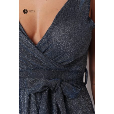 Bellini csillogó maxi ruha kék