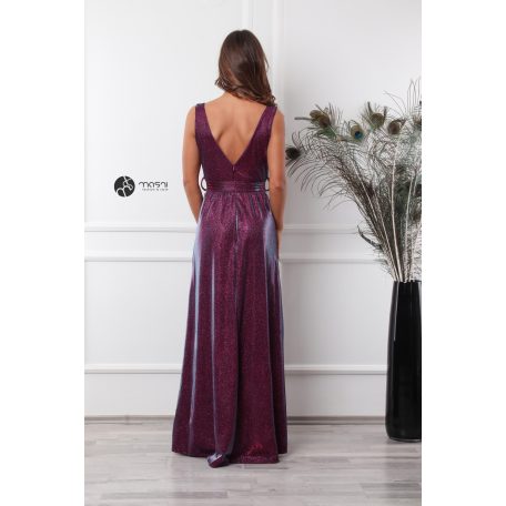 Bellini csillogó maxi ruha lila