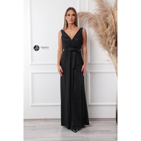 Bellini csillogó maxi ruha fekete