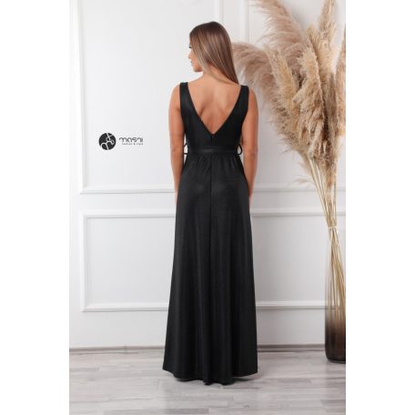 Bellini csillogó maxi ruha fekete