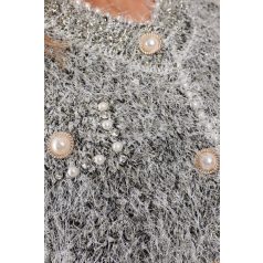 Rojtos - gyöngyös kötött kardi ezüst