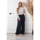 Extra bőszárú nadrág sötétkék