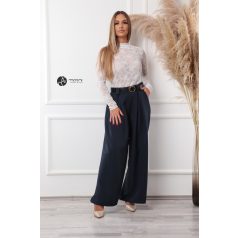 Extra bőszárú nadrág sötétkék