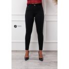 Adriana push up-os, skinny farmer nadrág fekete