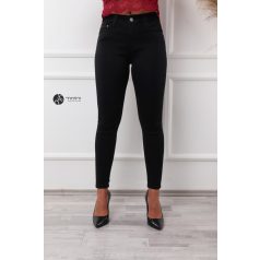 Adriana push up-os, skinny farmer nadrág fekete