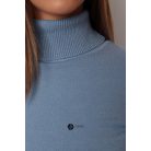 Basic kötött garbó farmer kék