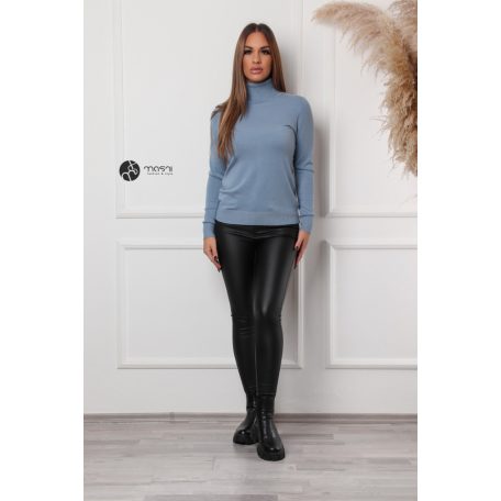 Basic kötött garbó farmer kék