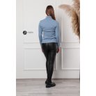 Basic kötött garbó farmer kék