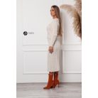 Kötött pulcsi + szoknya szett bézs