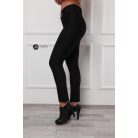 Gumis öves skinny nadrág fekete