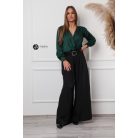 Leora szatén body sötétzöld