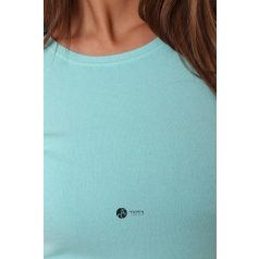 Kerek nyakú basic kötött felső menta