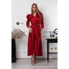Marie maxi ruha bordó