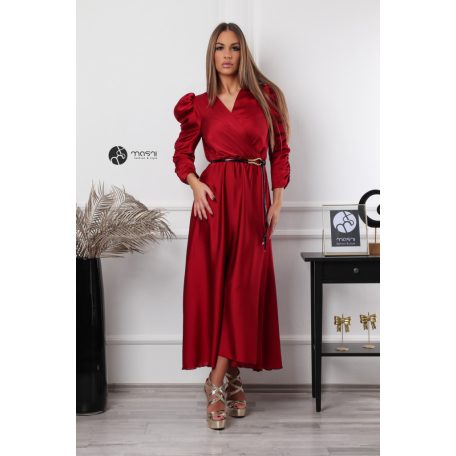 Marie maxi ruha bordó