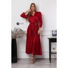 Marie maxi ruha bordó