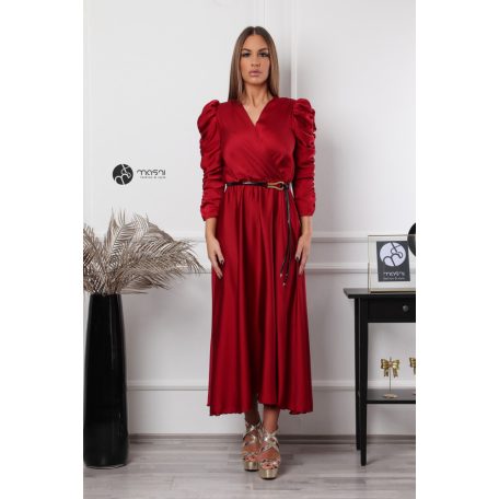 Marie maxi ruha bordó