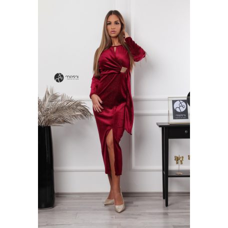 Mila maxi ruha bordó