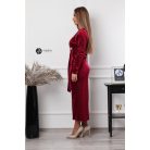 Mila maxi ruha bordó