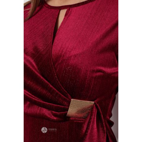 Mila maxi ruha bordó