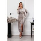 Mila maxi ruha bézs