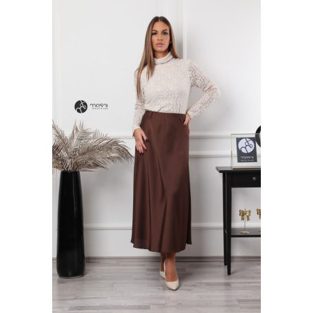 3d-s mintás garbós necc felső bézs