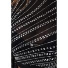 Kövezett necc felső fekete