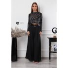 Kövezett necc felső fekete