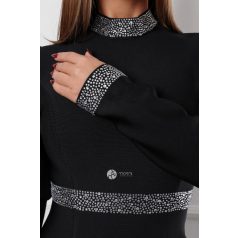 ROXANE köves alakformáló ruha fekete