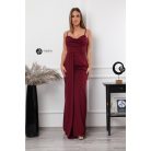 Selma maxi ruha burgundy