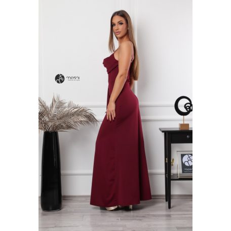 Selma maxi ruha burgundy